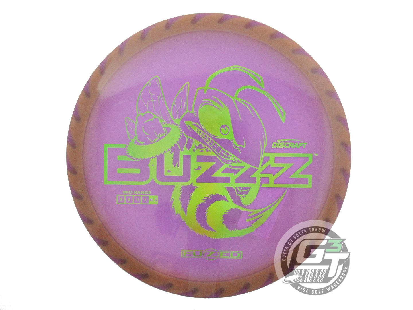 Discraft Fuzed Line Buzzz w/ Saw Pattern Midrange Golf Disc (Individually Listed)