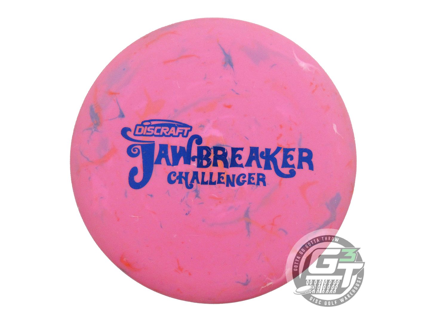 USED Discraft Jawbreaker Challenger 165g Pink Blue Foil Putter Golf Disc