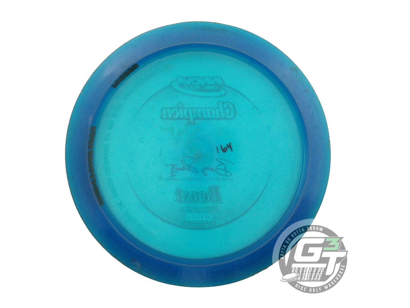 USED Innova Champion Beast 164g Blue Glitter Foil Distance Driver Golf Disc