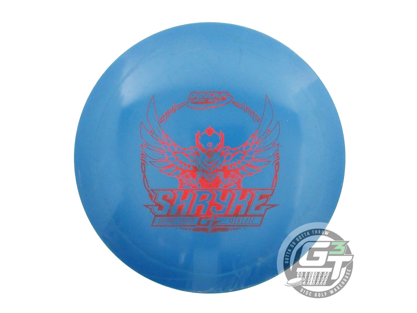 USED Innova GStar Shryke 175g Blue Red Glitter Foil Distance Driver Golf Disc