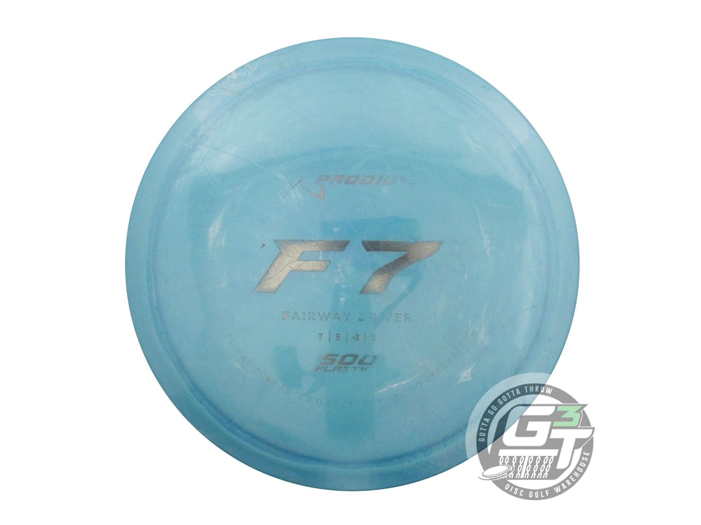 USED Prodigy Discs 500 F7 174g Blue Silver Foil Fairway Driver Golf Disc