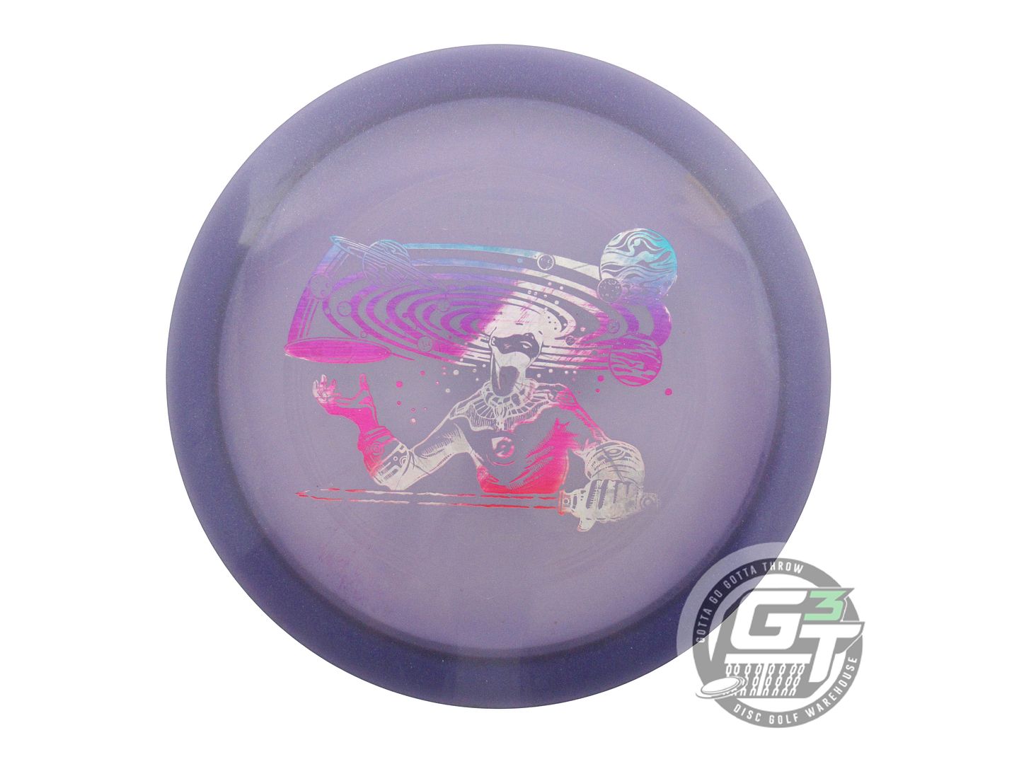 USED Discraft [ELLIS] Metallic Z Undertaker 175g Purple Distance Driver Disc