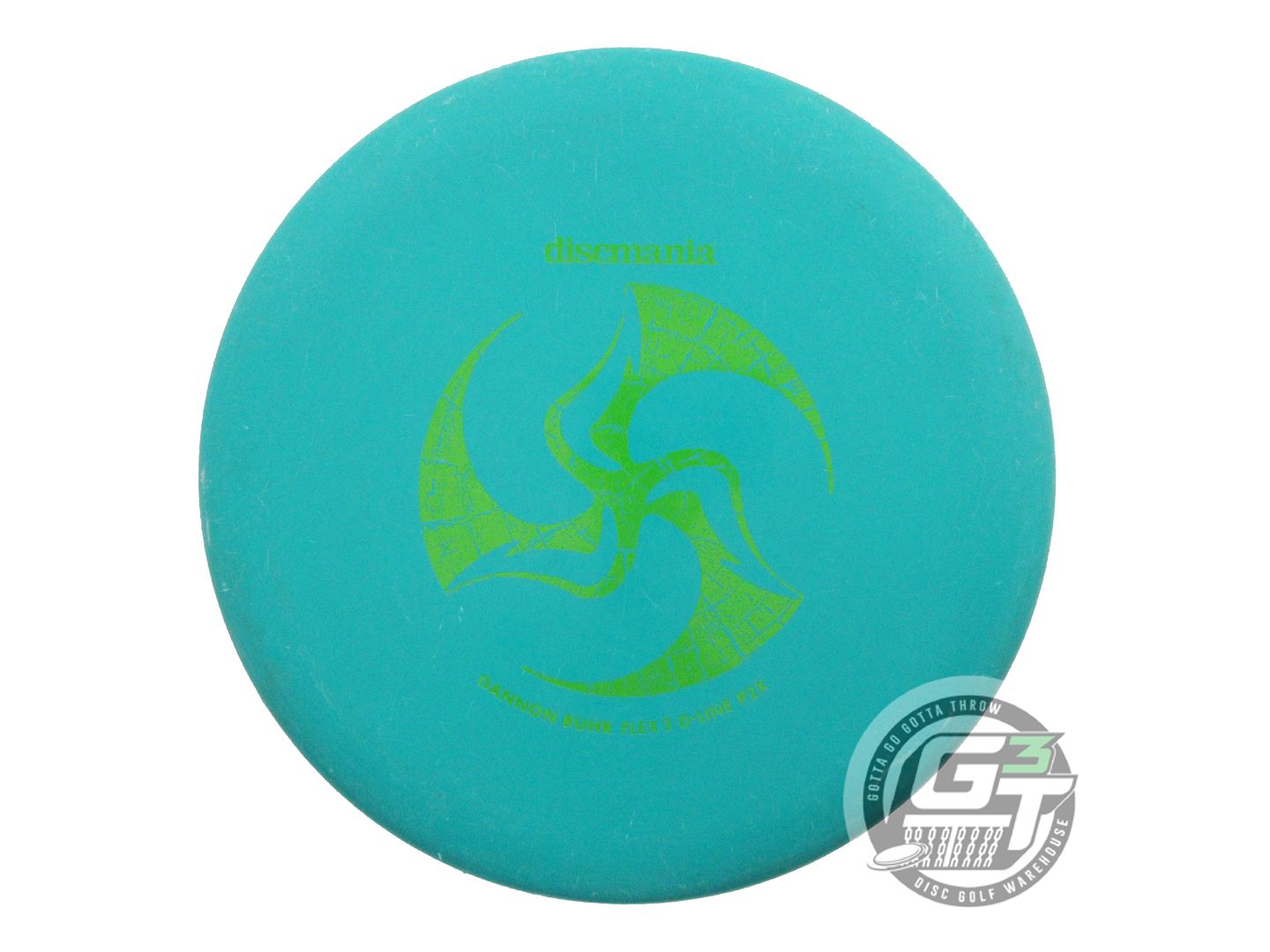 USED DiscMania HUK LAB D-Line Flex 3 P2x 173g Green Lime Stamp Putter Golf Disc