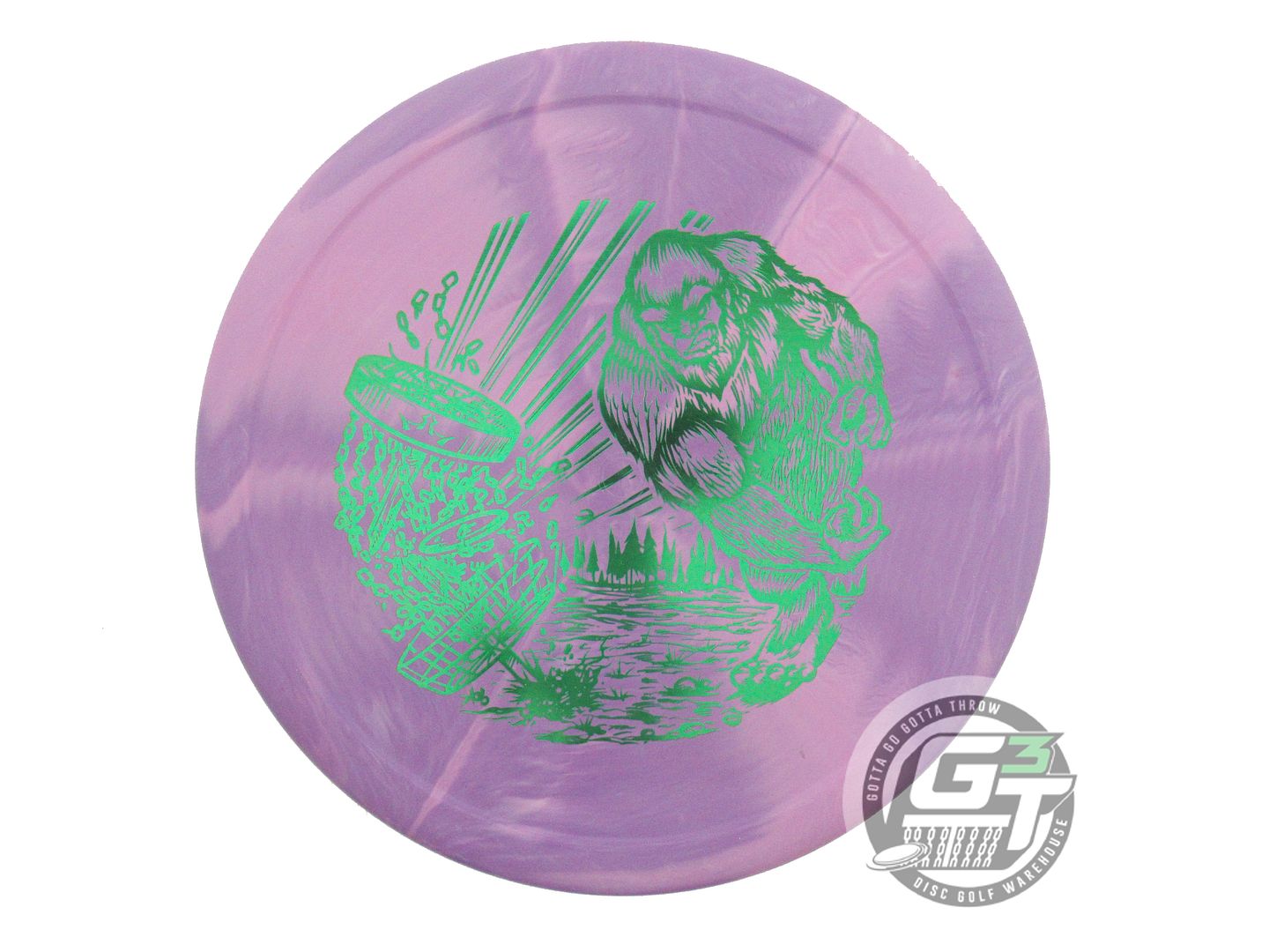 Dynamic Discs Limited Edition Slamsquatch Stamp Classic Blend Burst Slammer Putter Golf Disc (Individually Listed)