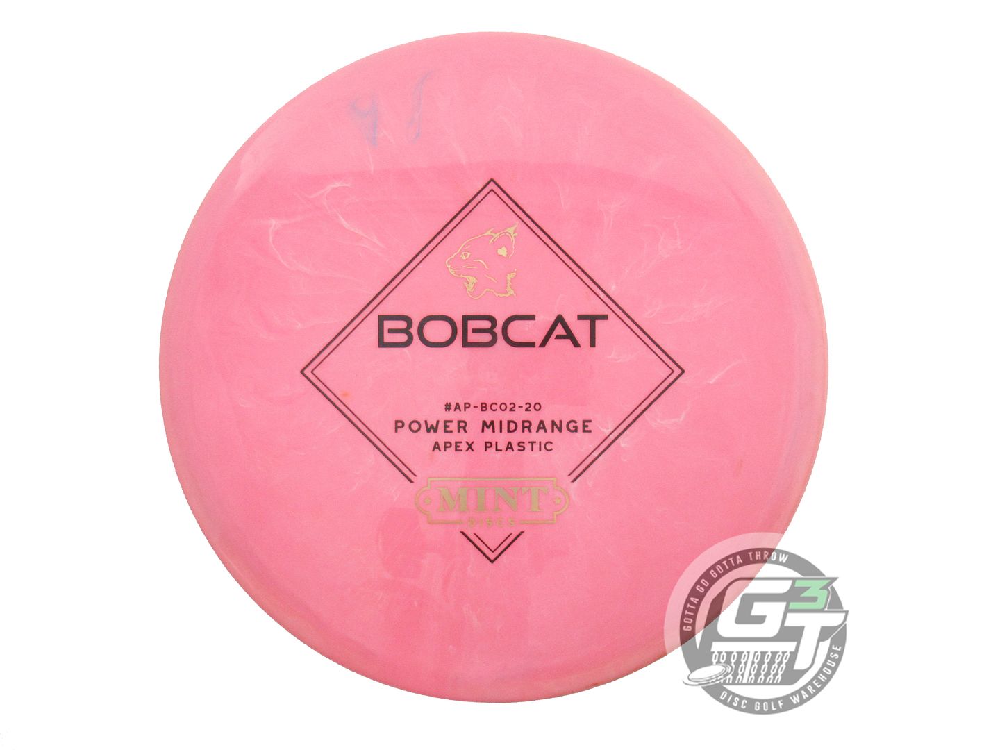 USED Mint Discs Apex Bobcat 169g Pink Midrange Golf Disc