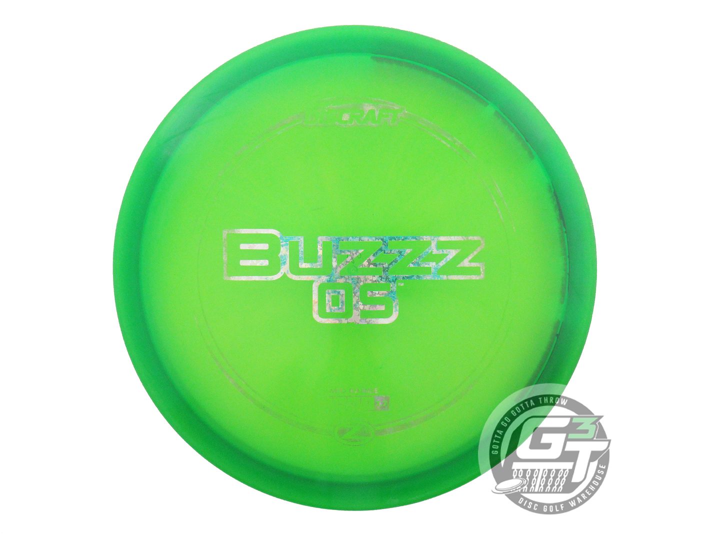 USED Discraft Z Buzzz OS 180g Green Shamrock Foil Midrange Golf Disc