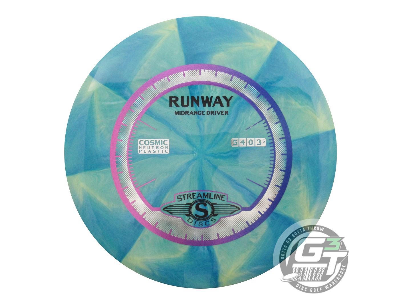 Streamline Cosmic Neutron Runway Midrange Golf Disc (Individually Listed)