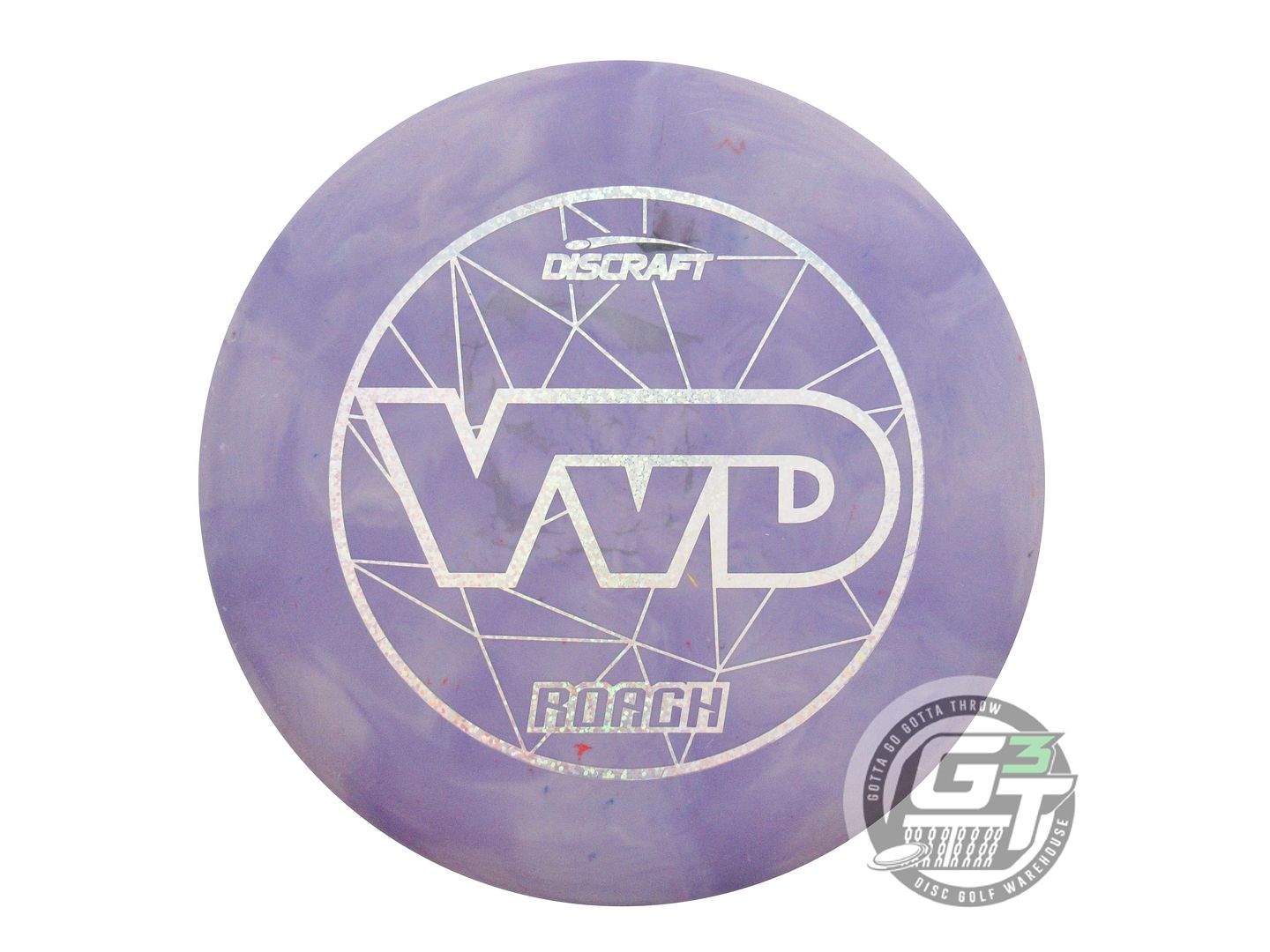 USED Discraft [VAN DYKEN] Jawbreaker Roach 174g Purple Silver Putter Disc