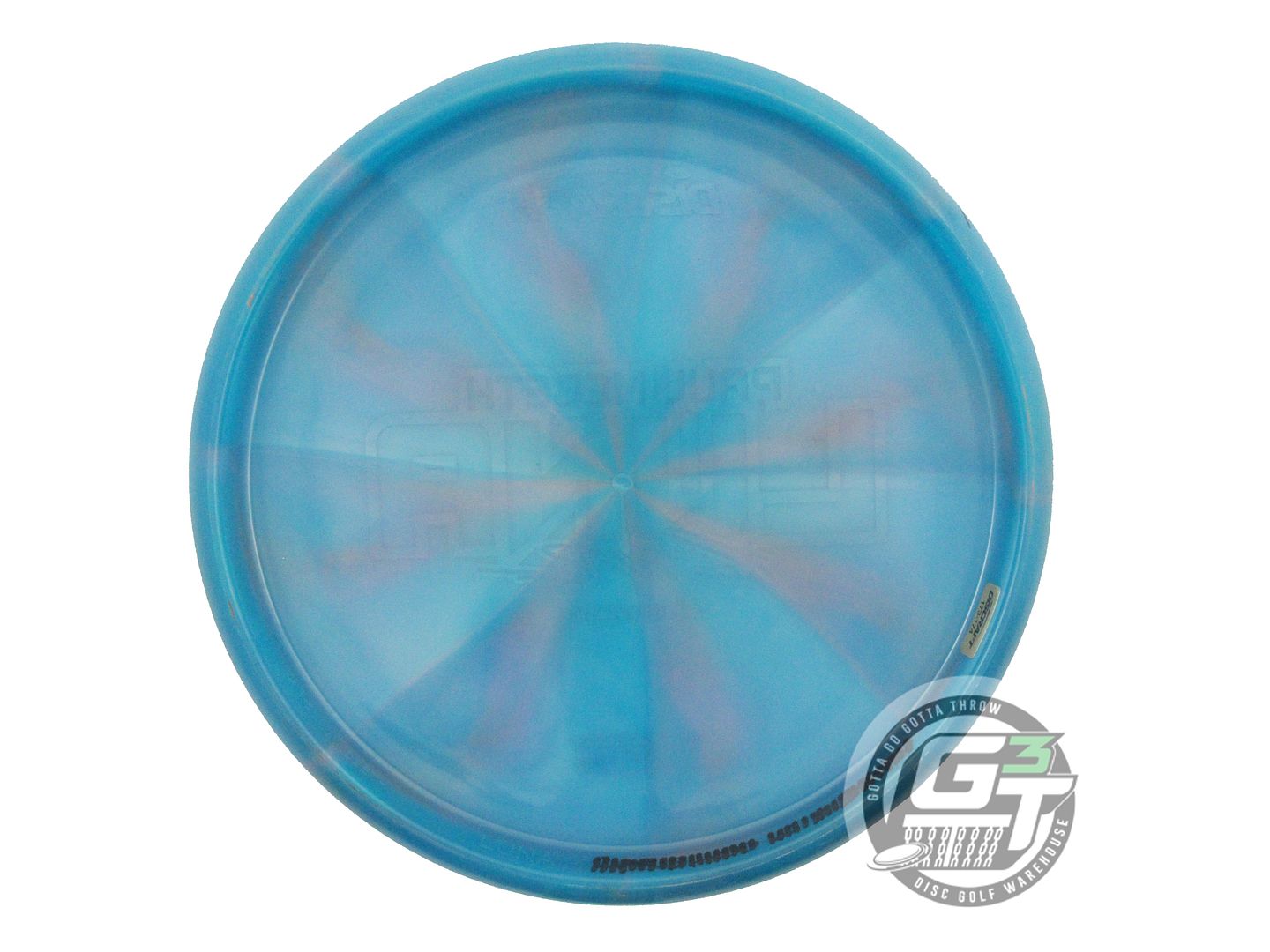 USED Discraft [McBETH] Z Swirl Luna 176g Teal-Lilac Blue Foil Putter Golf Disc