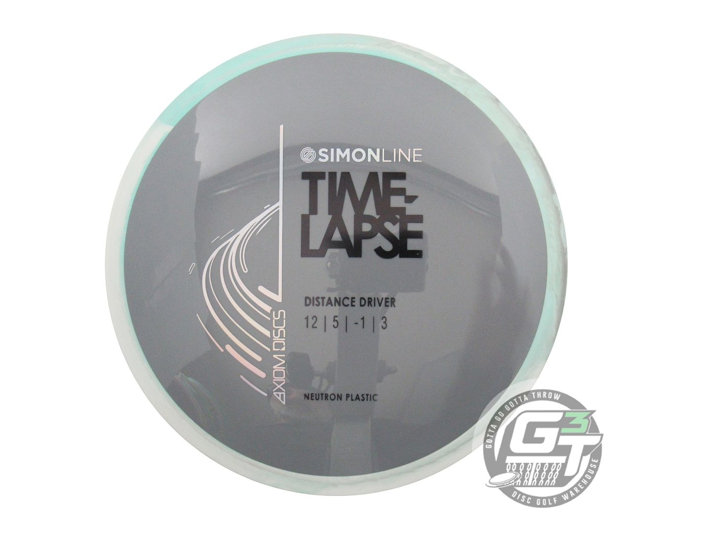 NOS Axiom Discs [LIZOTTE] Neutron Time Lapse 175g Gray White Rim Driver Disc