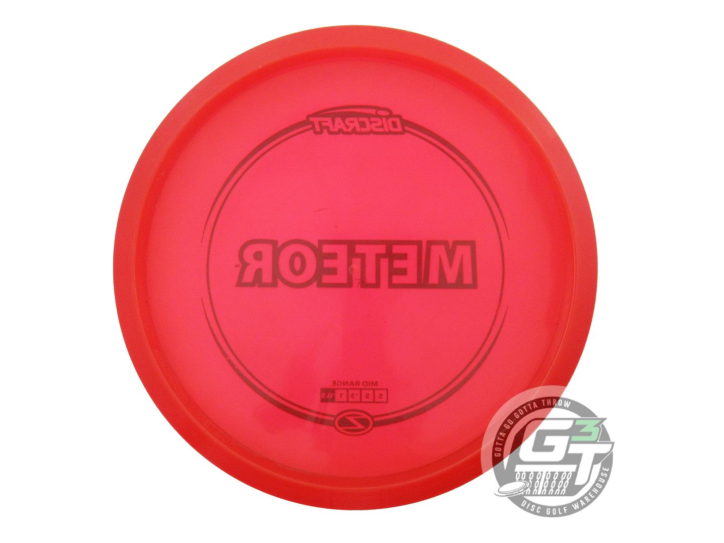 USED Discraft Z Meteor 179g Red Purple Stamp Midrange Golf Disc