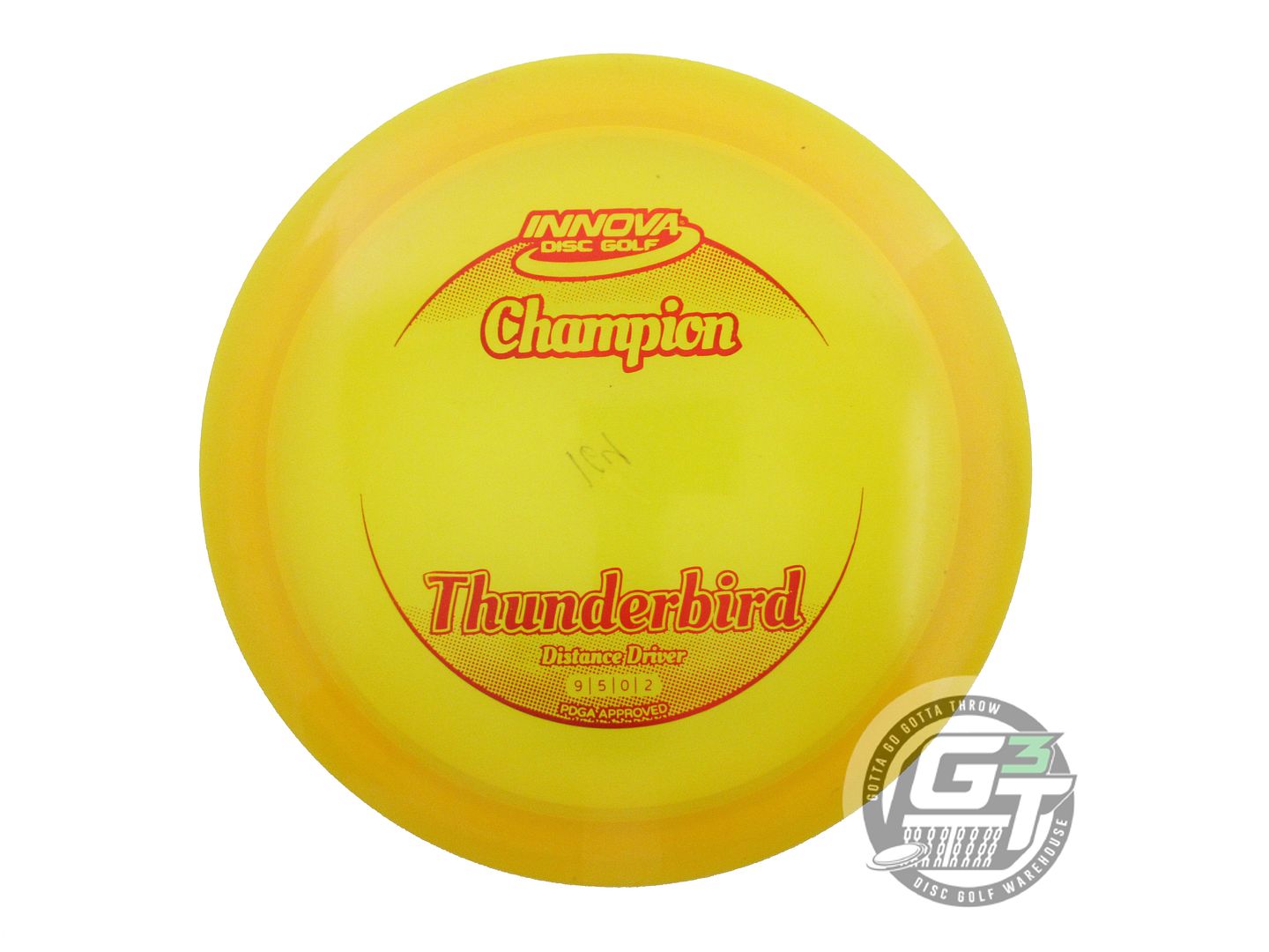 USED Innova Champion Thunderbird 164g Marigold Red Foil Distance Driver Disc