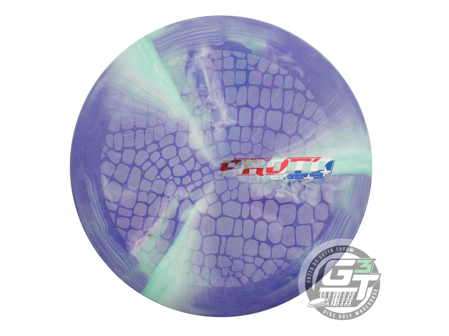 USED Discraft [WYSOCKI] PROTO Jawbreaker Putter 173g Purple-Seafoam Golf Disc