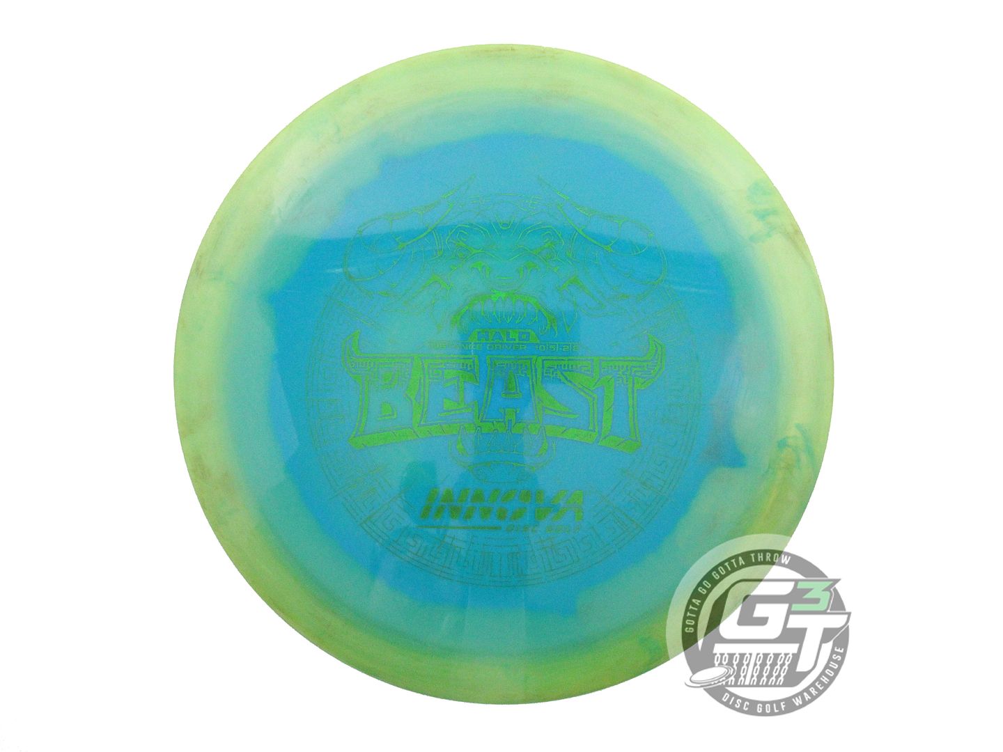 USED Innova Halo Star Beast 175g Lime-Teal Distance Driver Golf Disc