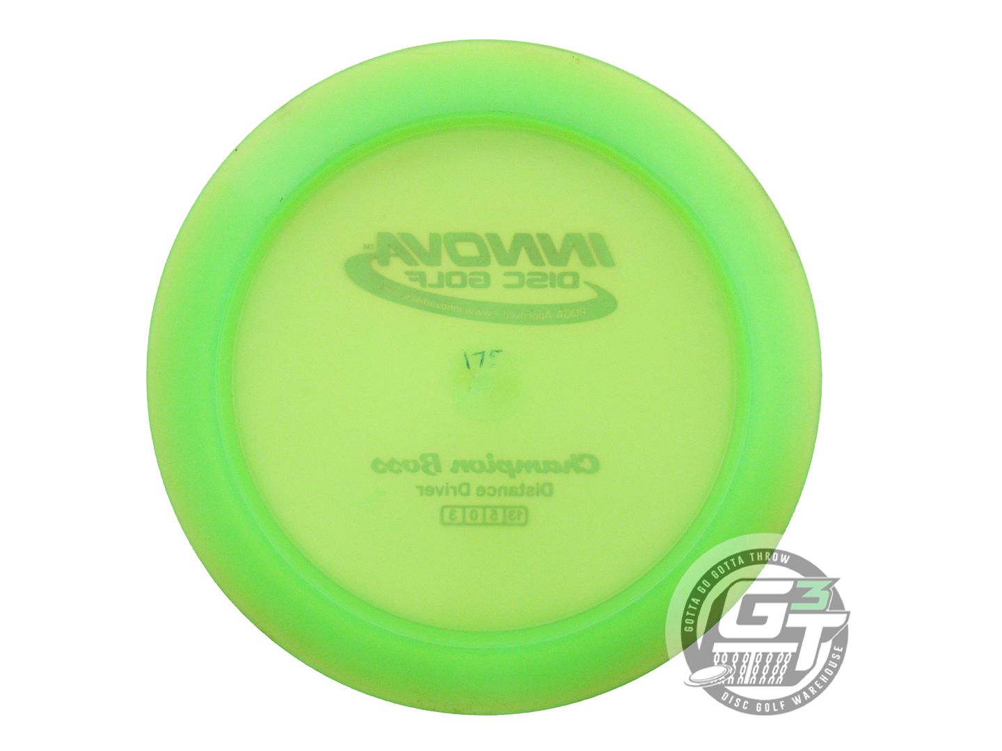 USED Innova Champion Boss 175g Lime Red Foil Distance Driver Golf Disc