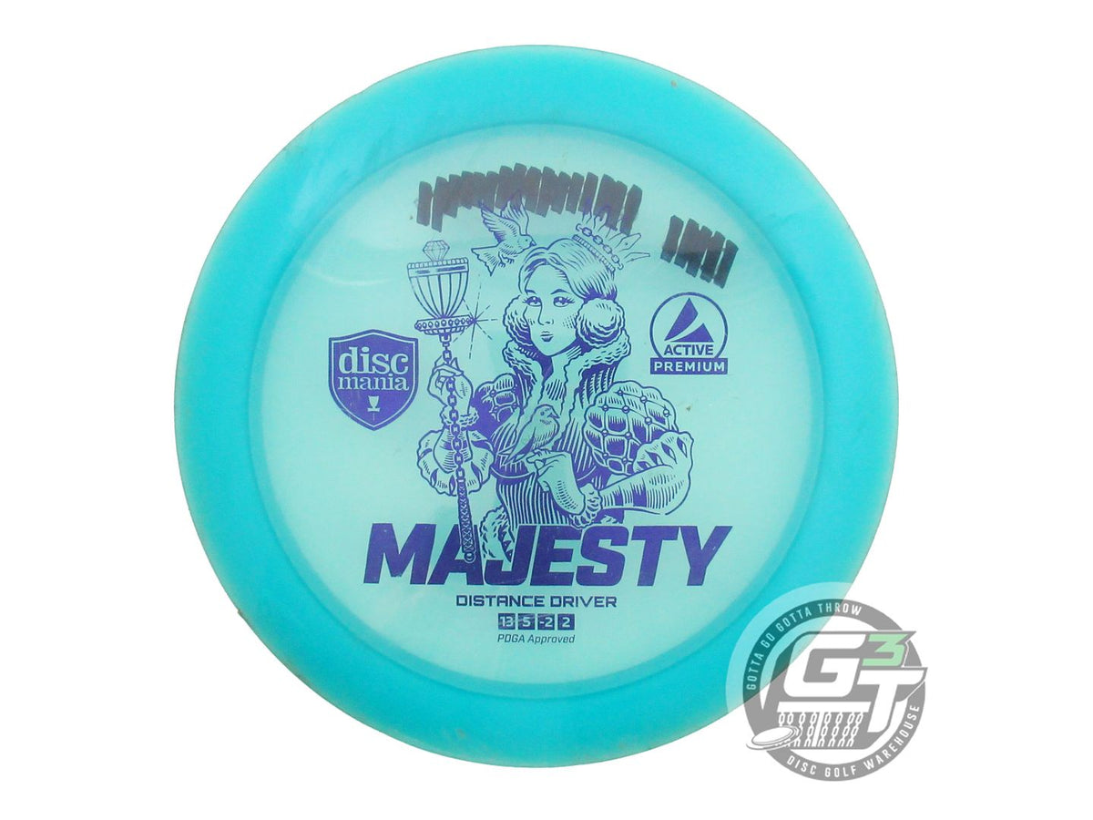 USED DiscMania Active Premium Majesty 176g Teal Blue Foil Distance Driver Disc