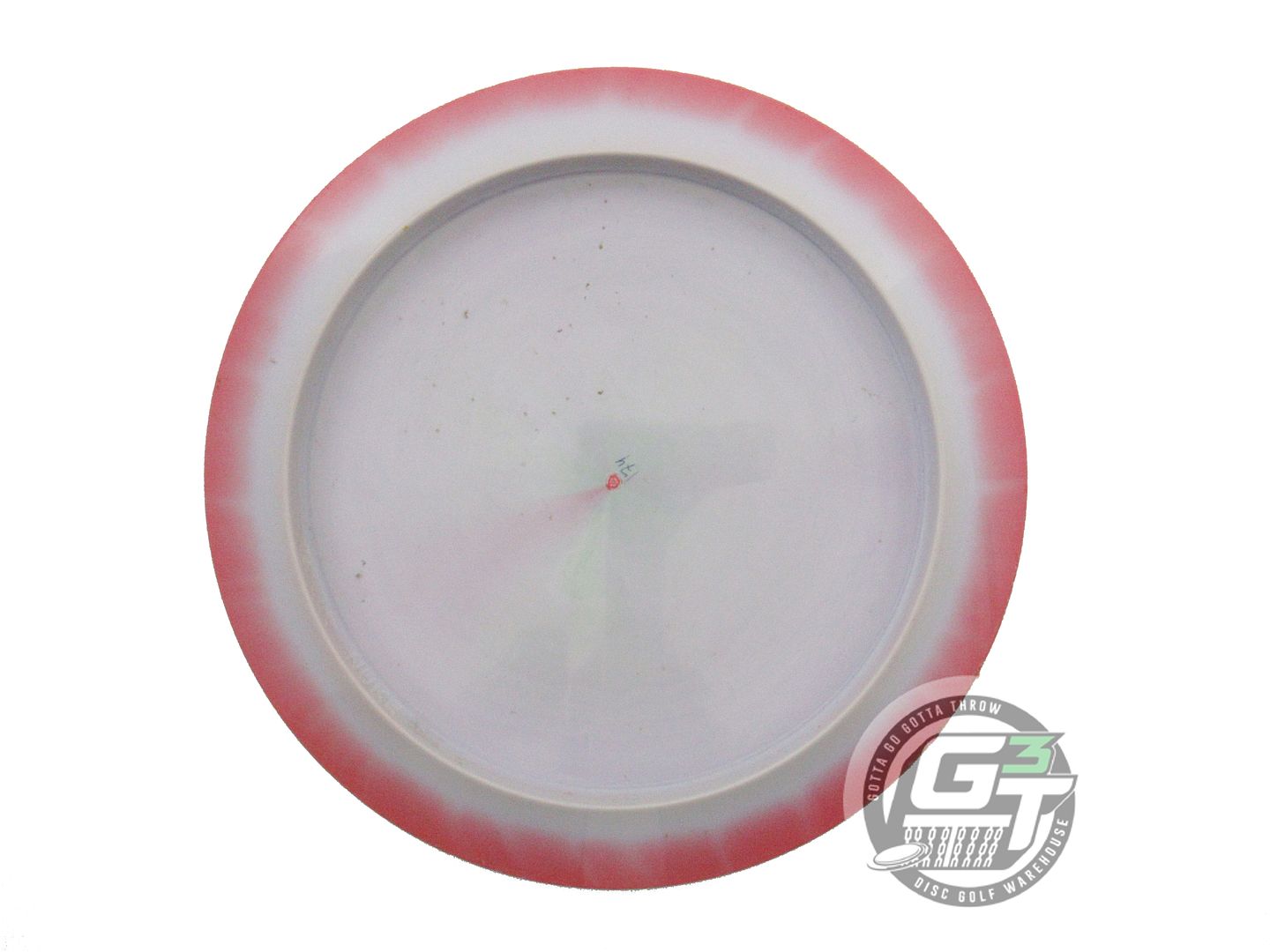 USED Discraft [PIERCE] ESP Nuke 174g Red-Lilac Lime Laser Driver Golf Disc