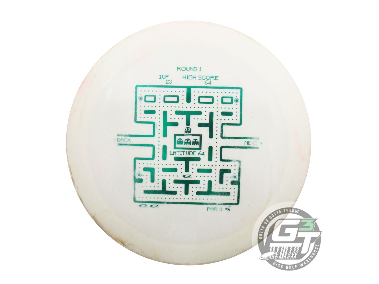 USED Latitude 64 Gold Burst Bolt 173g White Green Foil Distance Driver Golf Disc