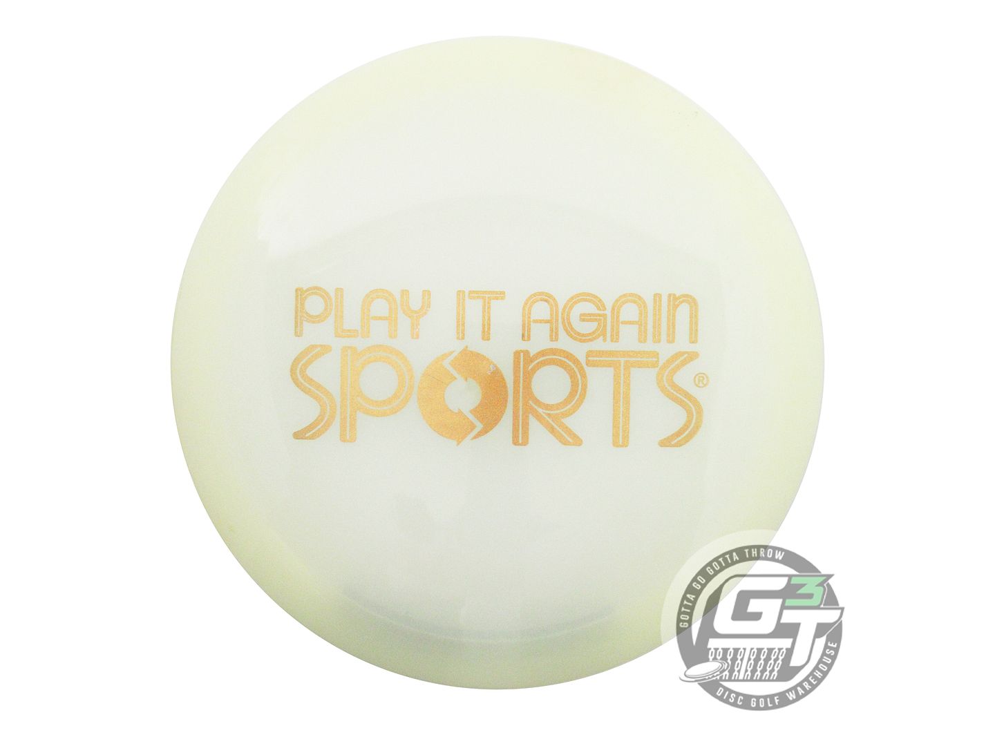 USED Innova Champion Glow Teebird 171g Gold Glitter Foil Fairway Driver Disc