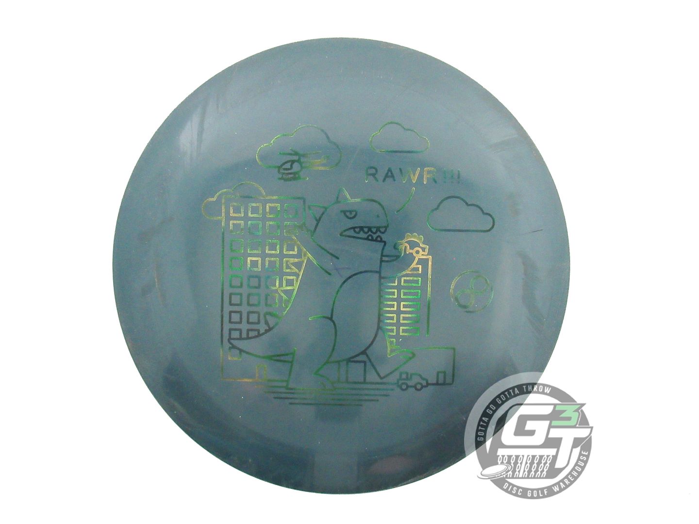 USED Infinite I-Blend Emperor 176g Dark Green RAWR DINO Distance Driver Disc