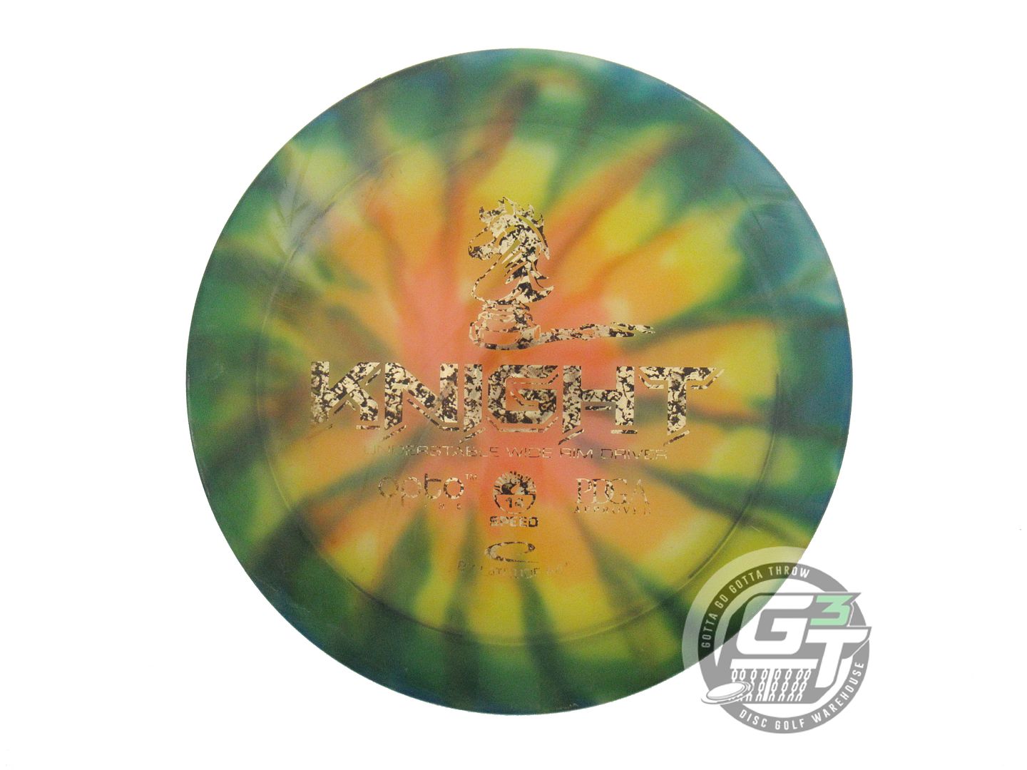 USED Latitude 64 Opto Knight 168g Yellow HOME DYED Distance Driver Golf Disc