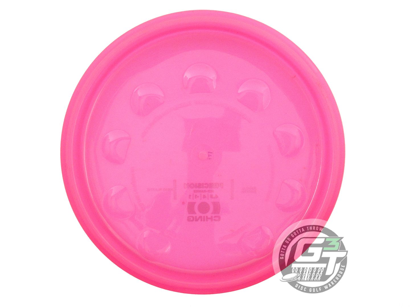 USED Ching Meso Precision 177g Pink Blue Foil Midrange Golf Disc