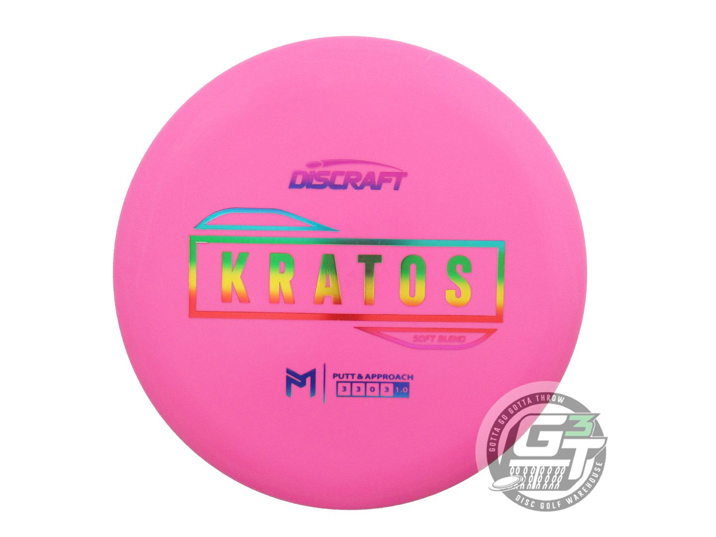 Discraft Paul McBeth Signature Putter Line Soft Kratos Putter Golf Disc (Individually Listed)