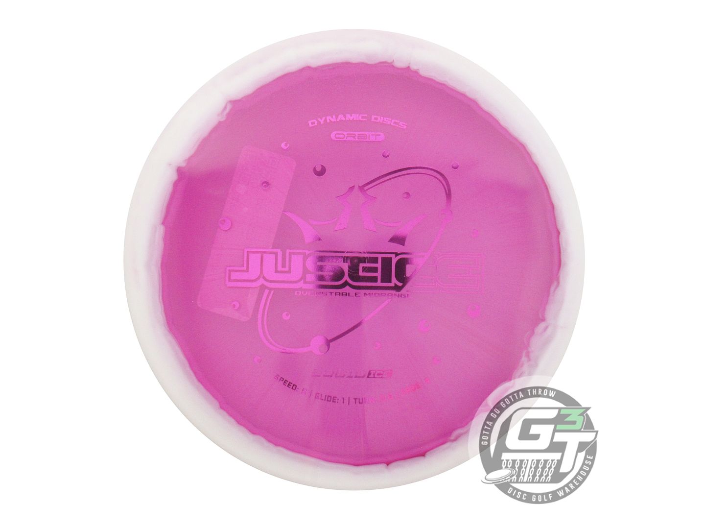 Dynamic Discs Lucid Ice Orbit Justice Midrange Golf Disc (Individually Listed)