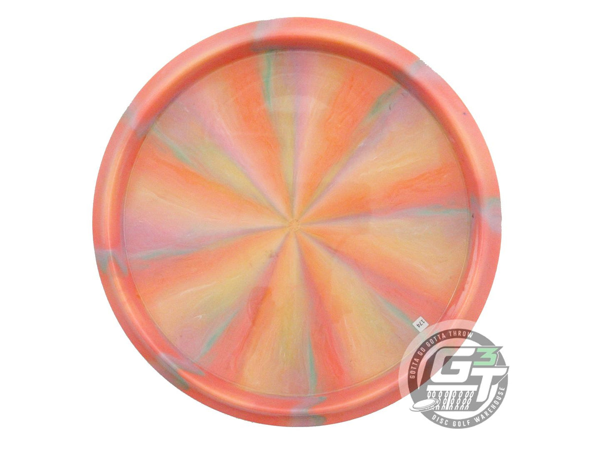 USED Mint Discs Swirly Apex Mustang 174g Orange-Yellow Midrange Golf Disc