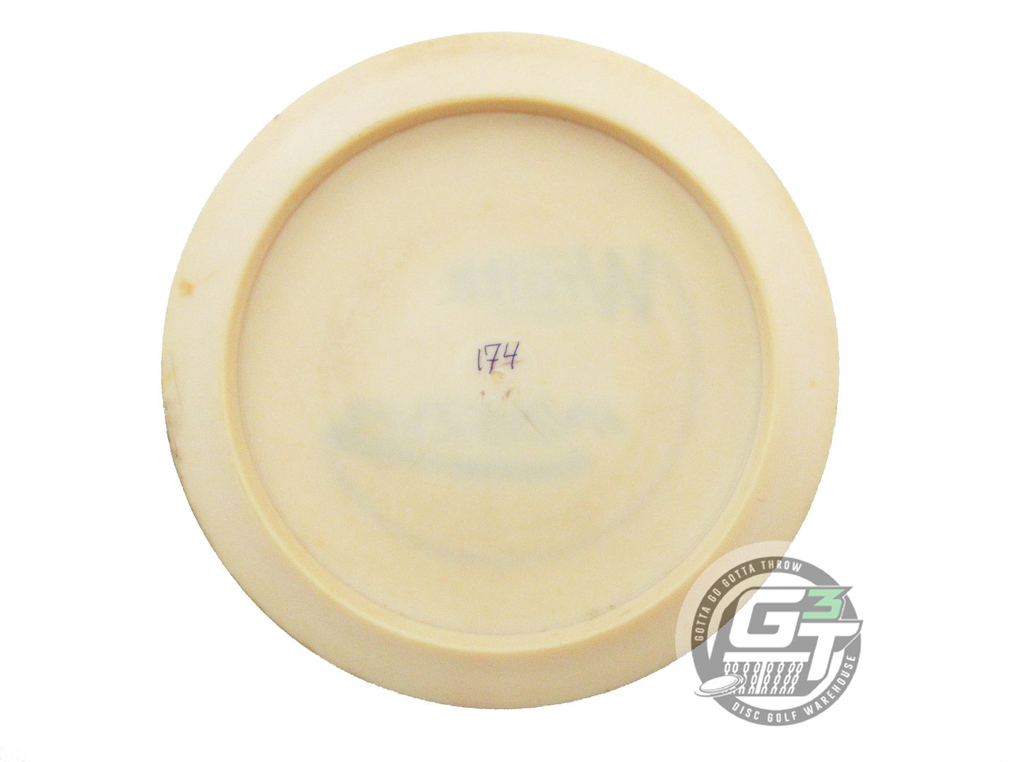 USED Innova Pro Wraith 174g Cream Magenta Foil PFN Distance Driver Golf Disc