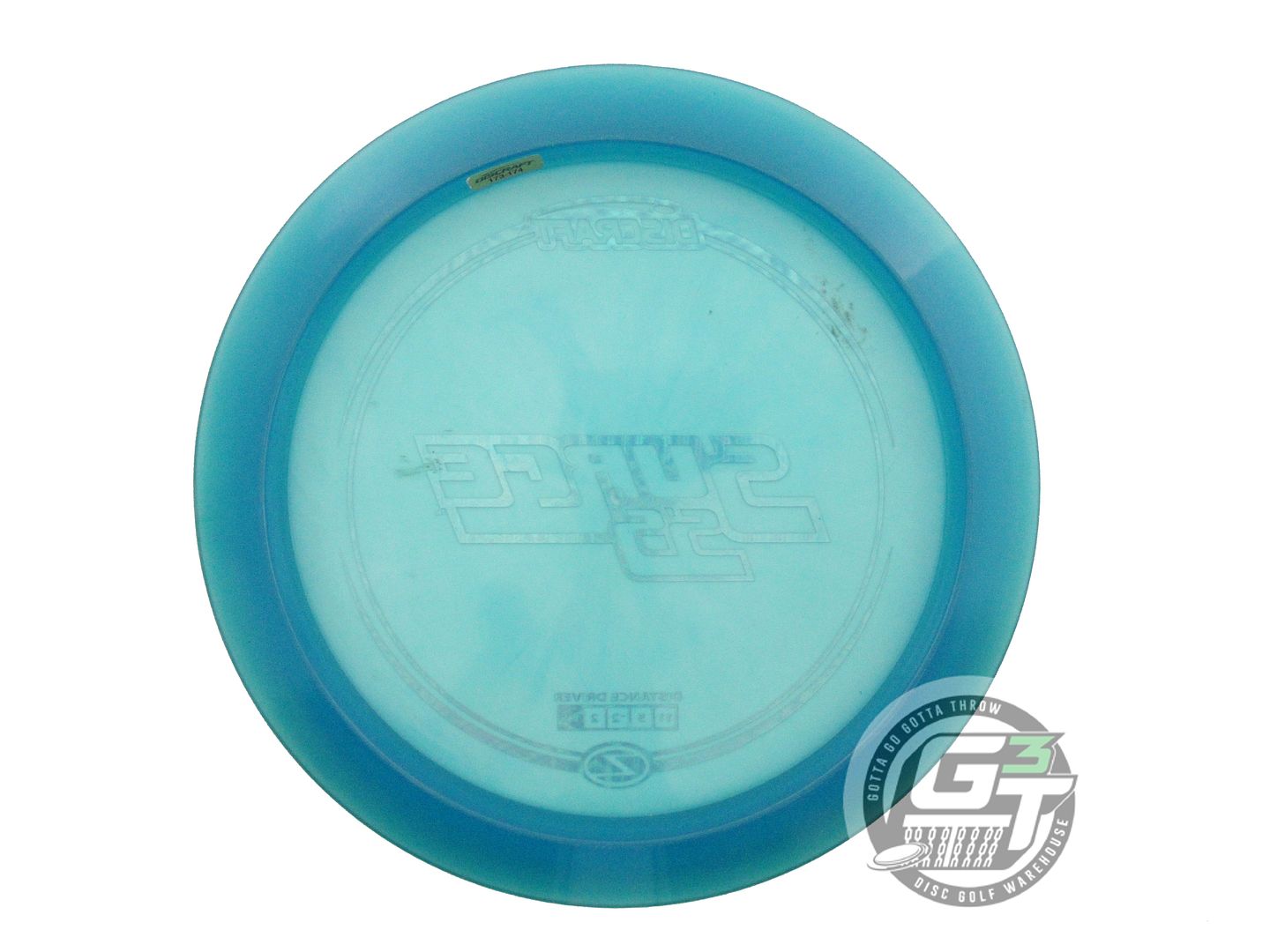 USED Discraft Z Surge SS 175g Blue Silver Tron Foil Distance Driver Golf Disc