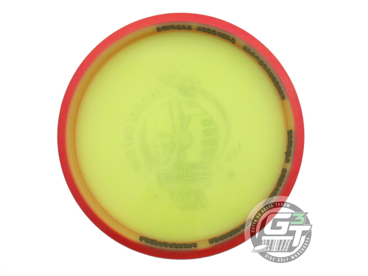 USED Latitude 64 2K Opto-G Fuji 177g Yellow Oil Slick Red Rim OOP Midrange Disc
