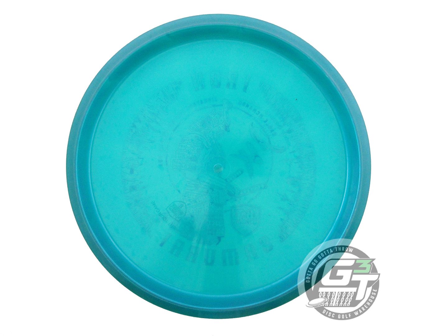 USED DiscMania IRON SAMURAI 4 Chroma MD3 177g Teal Blue Foil Midrange Golf Disc
