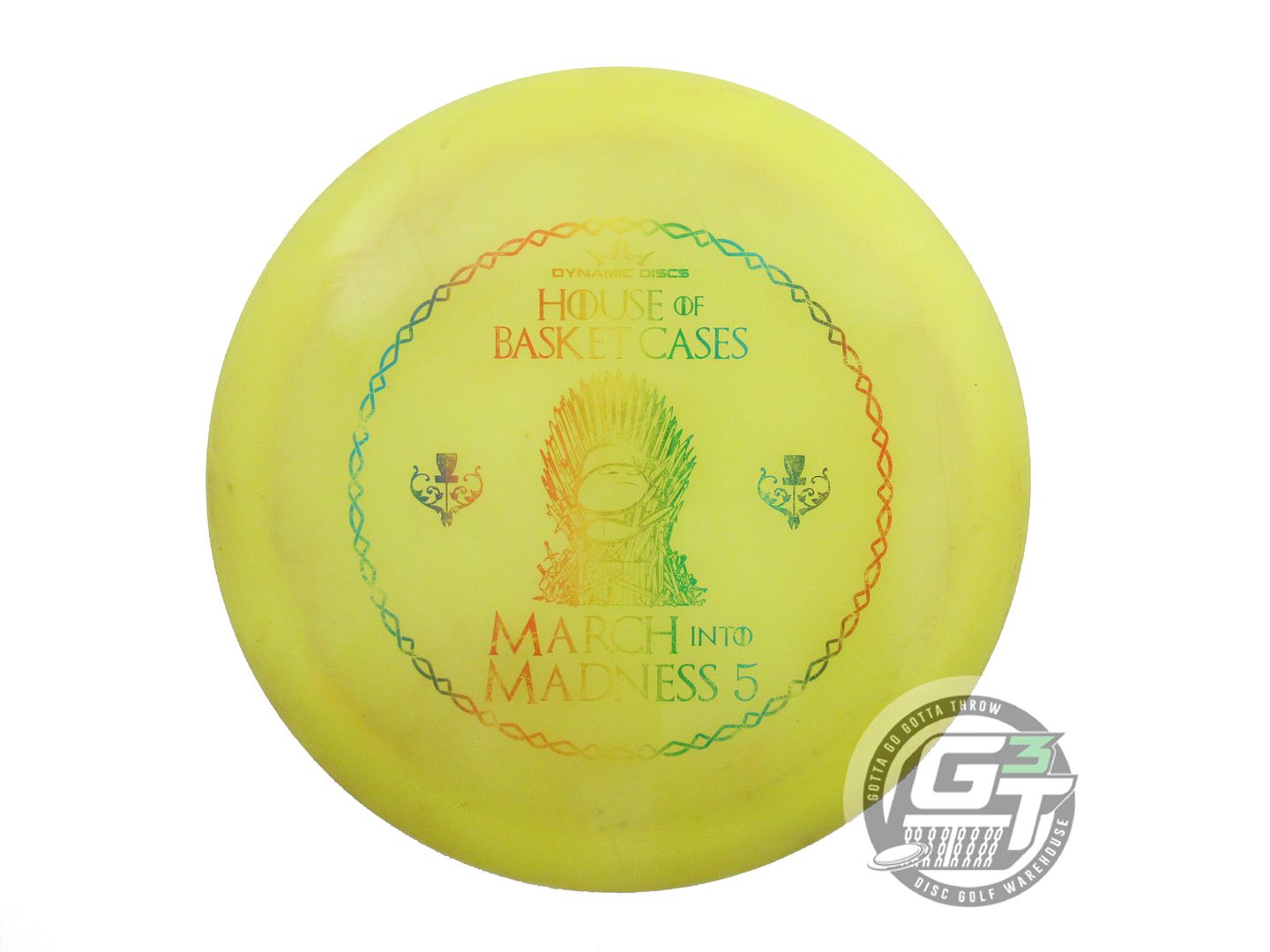 USED Latitude 64 Opto Saint 175g Yellow Rainbow Foil Fairway Driver Golf Disc