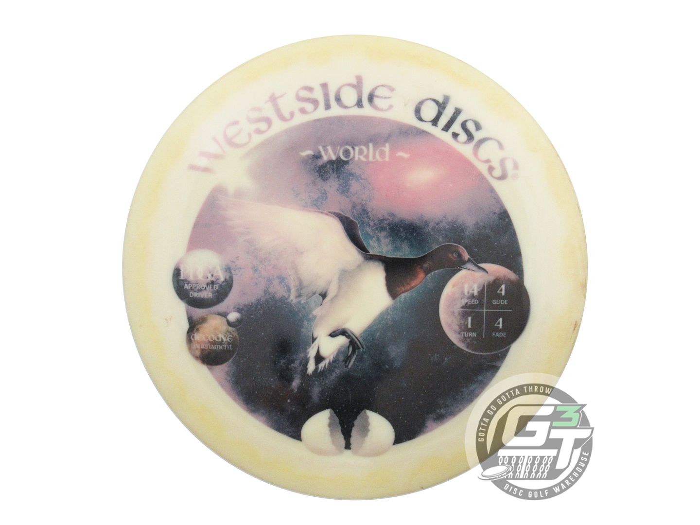 USED Westside Discs DecoDye Tournament World 174g FullColor Distance Driver Disc
