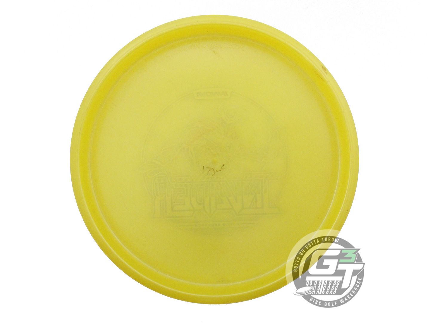USED Innova Luster Champion Invader 175g Yellow Wonder Bread Putter Golf Disc