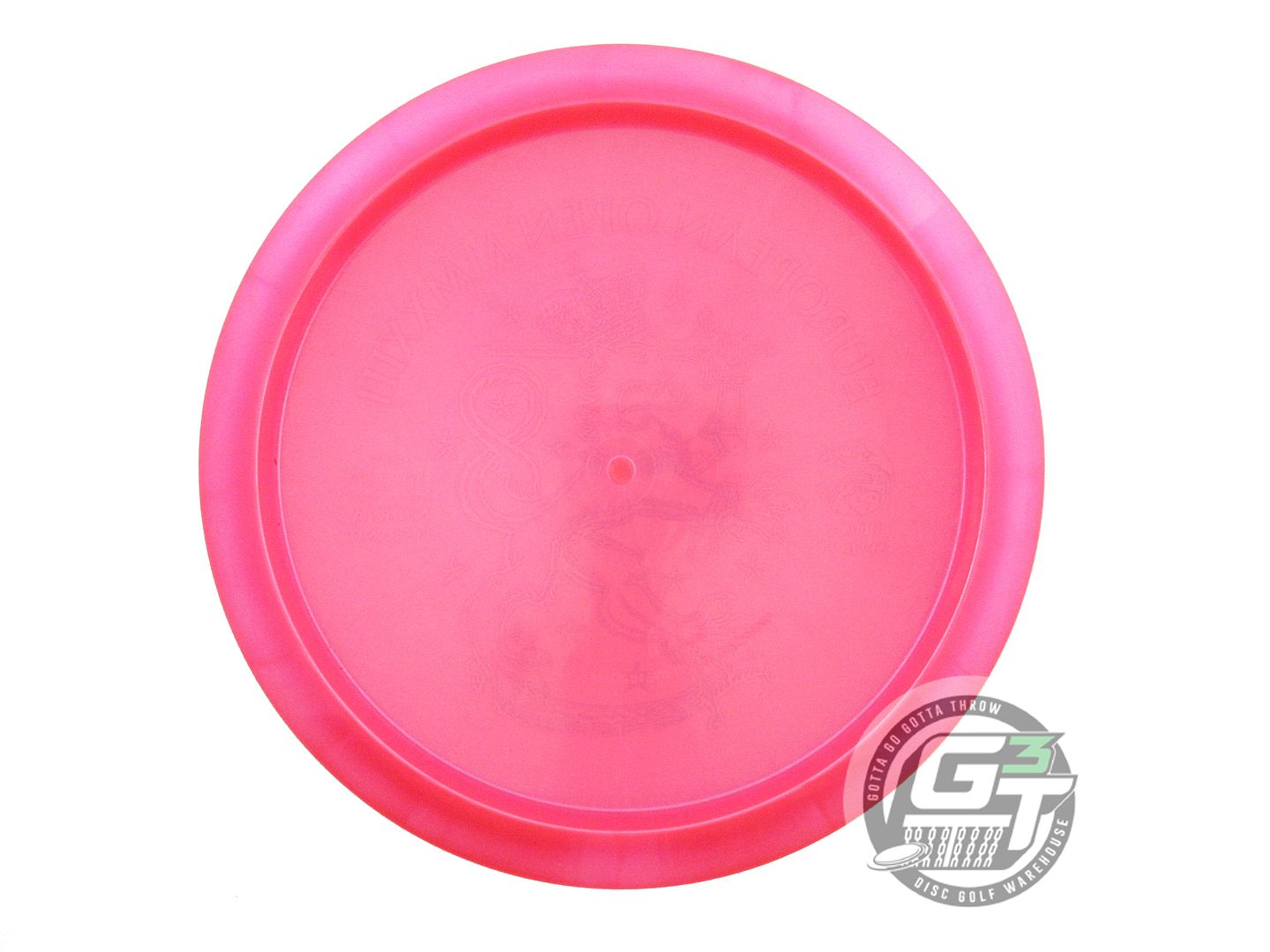 NOS DiscMania [EUROPEAN OPEN] Chroma FD 175g Pink Black Stamp Driver Golf Disc