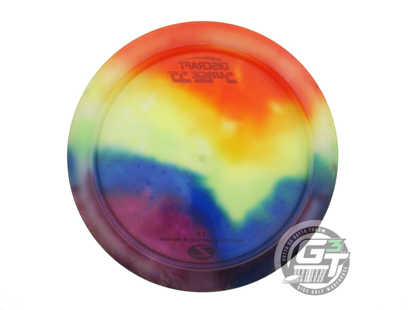 USED Discraft FlyDye Z Surge SS 174g Rainbow Distance Driver Golf Disc