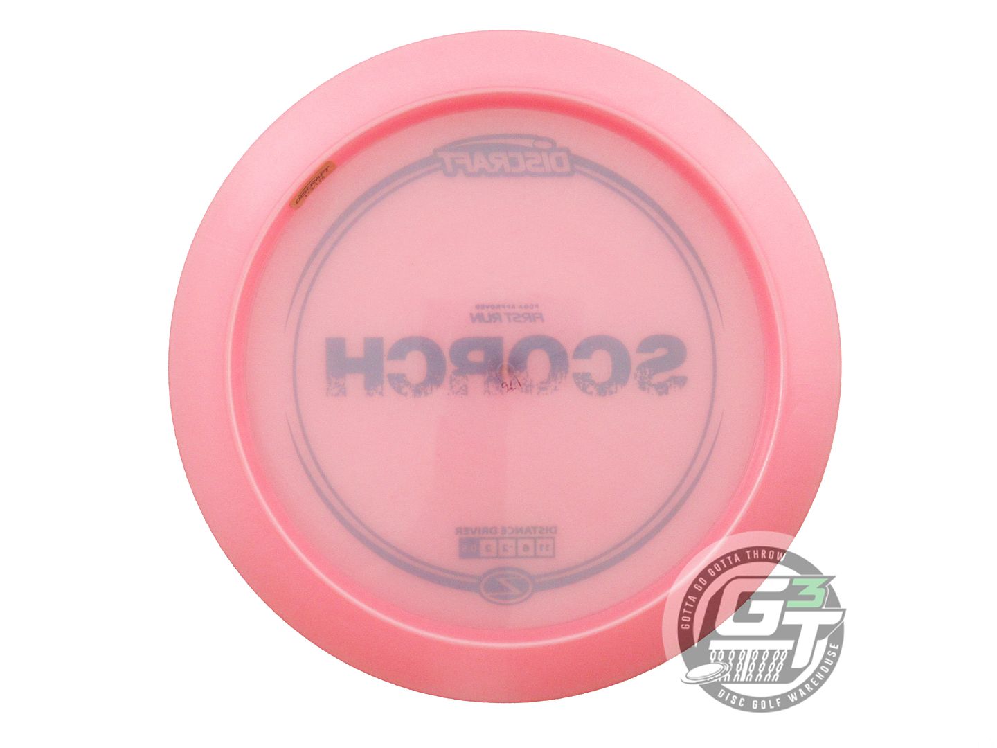 NOS Discraft FIRST RUN Z Scorch 176g Pink Black Stamp Distance Driver Golf Disc
