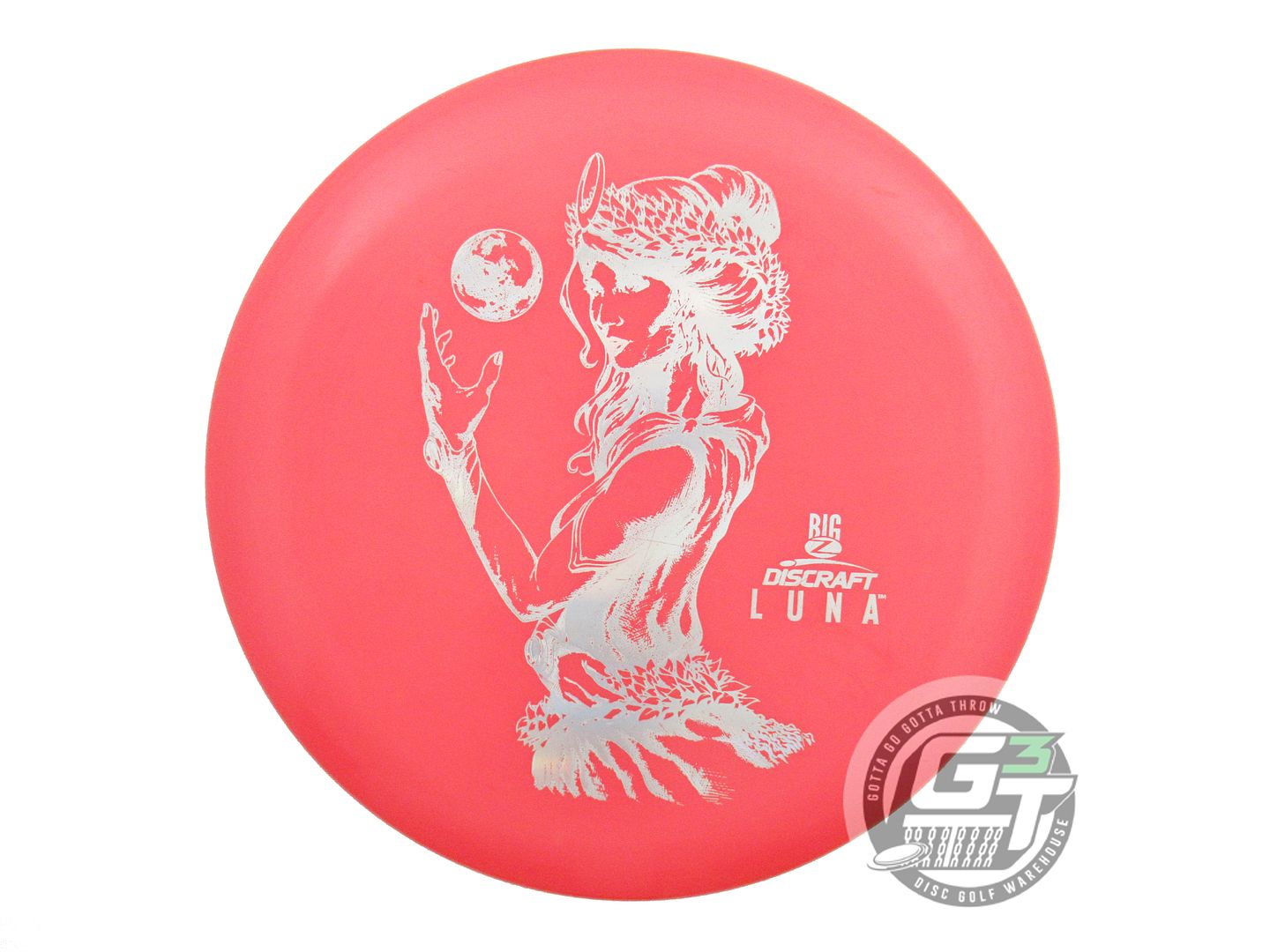 USED Discraft [McBETH] Big Z Luna 175g Orange Silver Holo Foil Putter Golf Disc