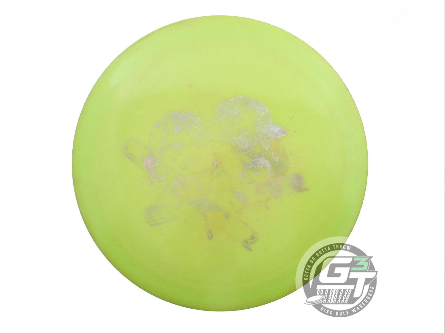 USED Dynamic Discs X-OUT Fuzion Enforcer 169g Lime Distance Driver Golf Disc