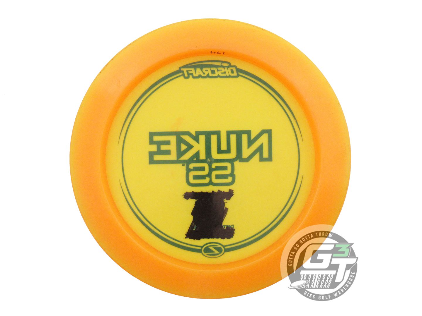 USED Discraft Z Nuke SS 174g Orange Black Stamp Distance Driver Golf Disc