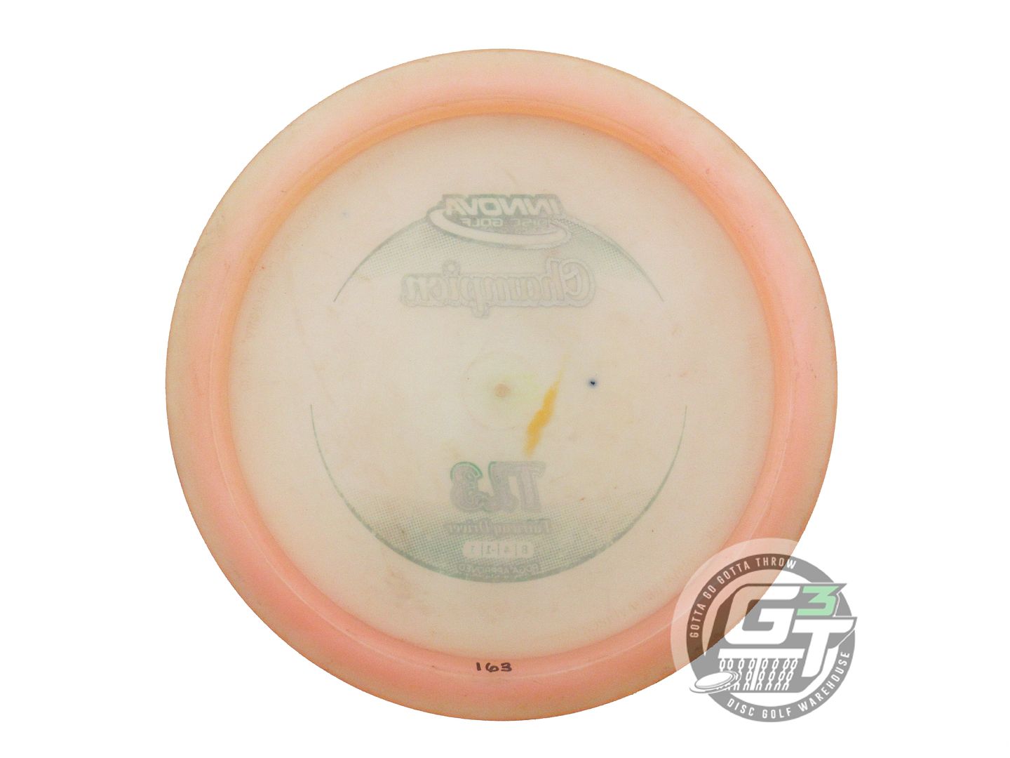 USED Innova Champion TL3 163g Peach Green Foil Fairway Driver Golf Disc