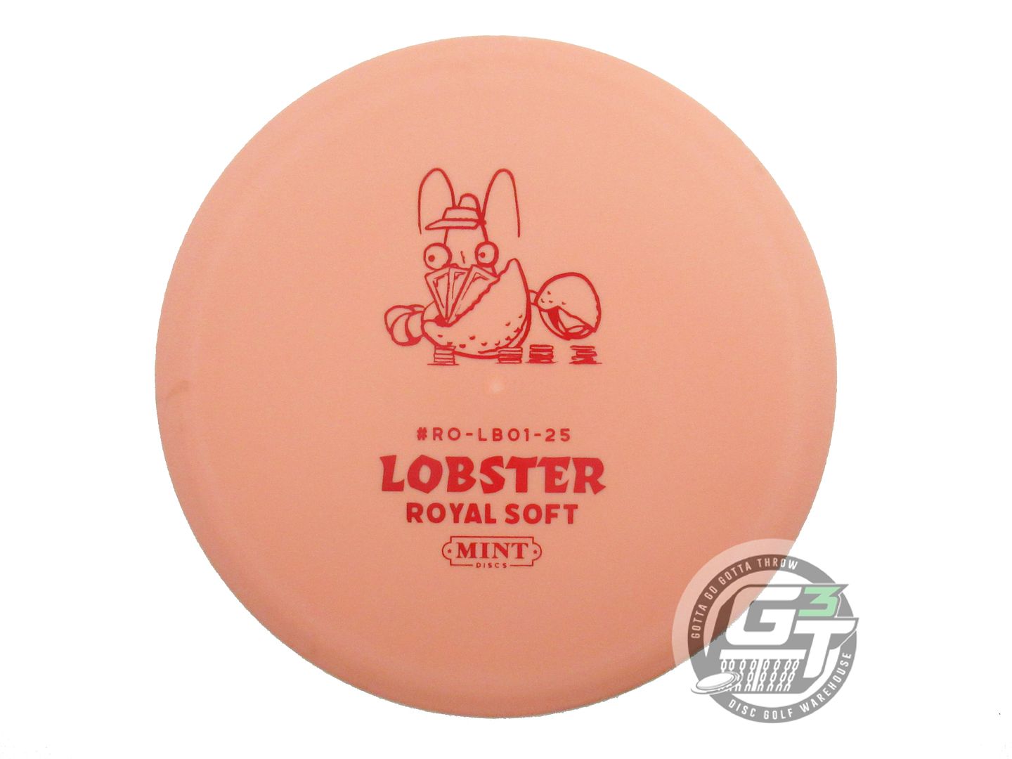 USED Mint Discs Royal Soft Lobster 176g Peach Midrange Golf Disc
