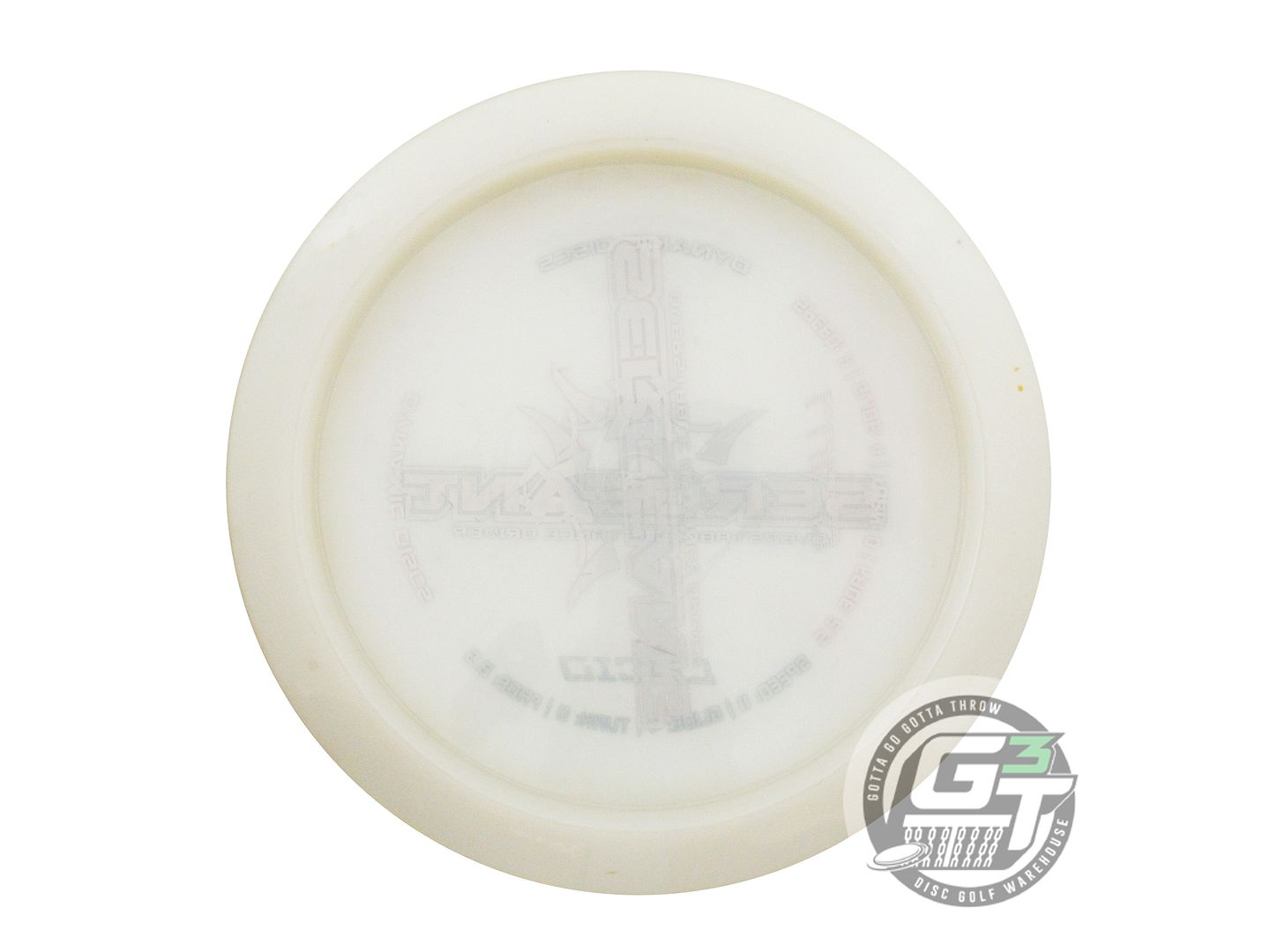 USED Dynamic Discs X-OUT Lucid Sergeant 172g White Driver Golf Disc