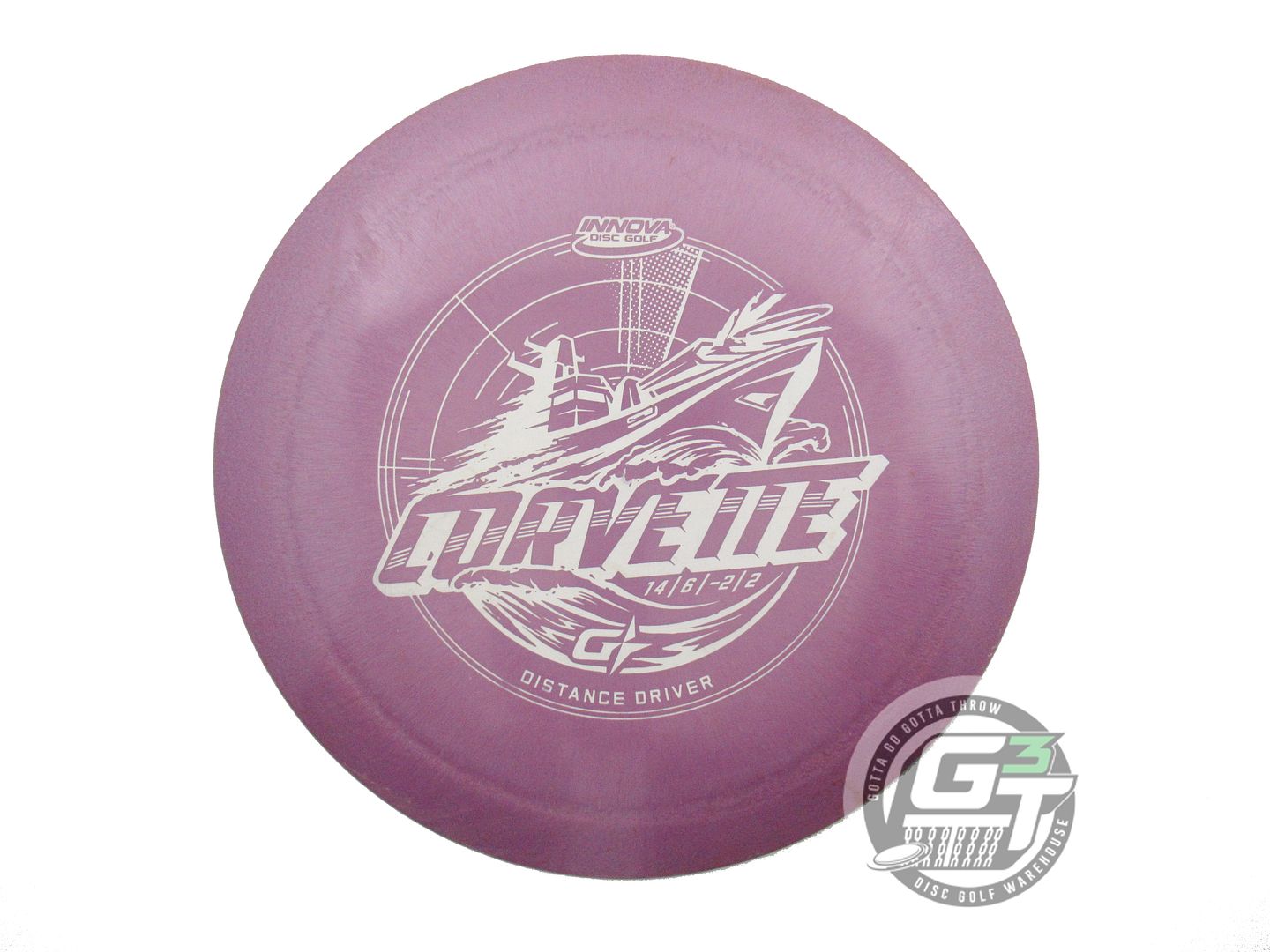 USED Innova GStar Corvette 168g Purple White Stamp Distance Driver Golf Disc