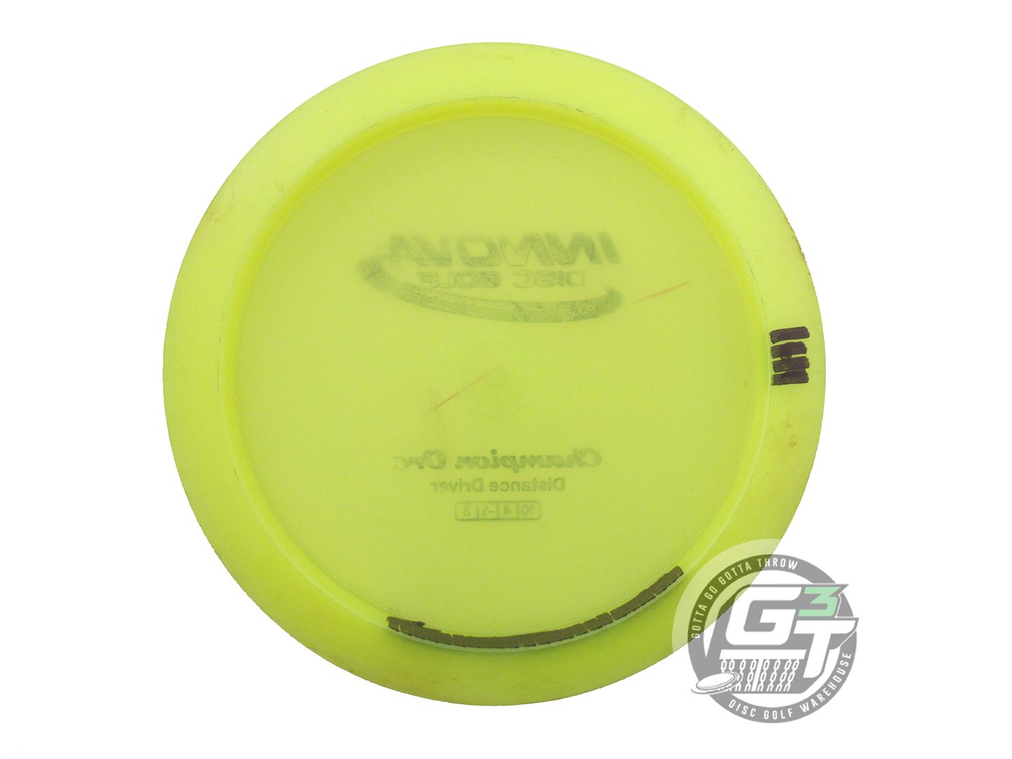 USED Innova Champion Orc 168g Yellow Blue Foil Distance Driver Golf Disc