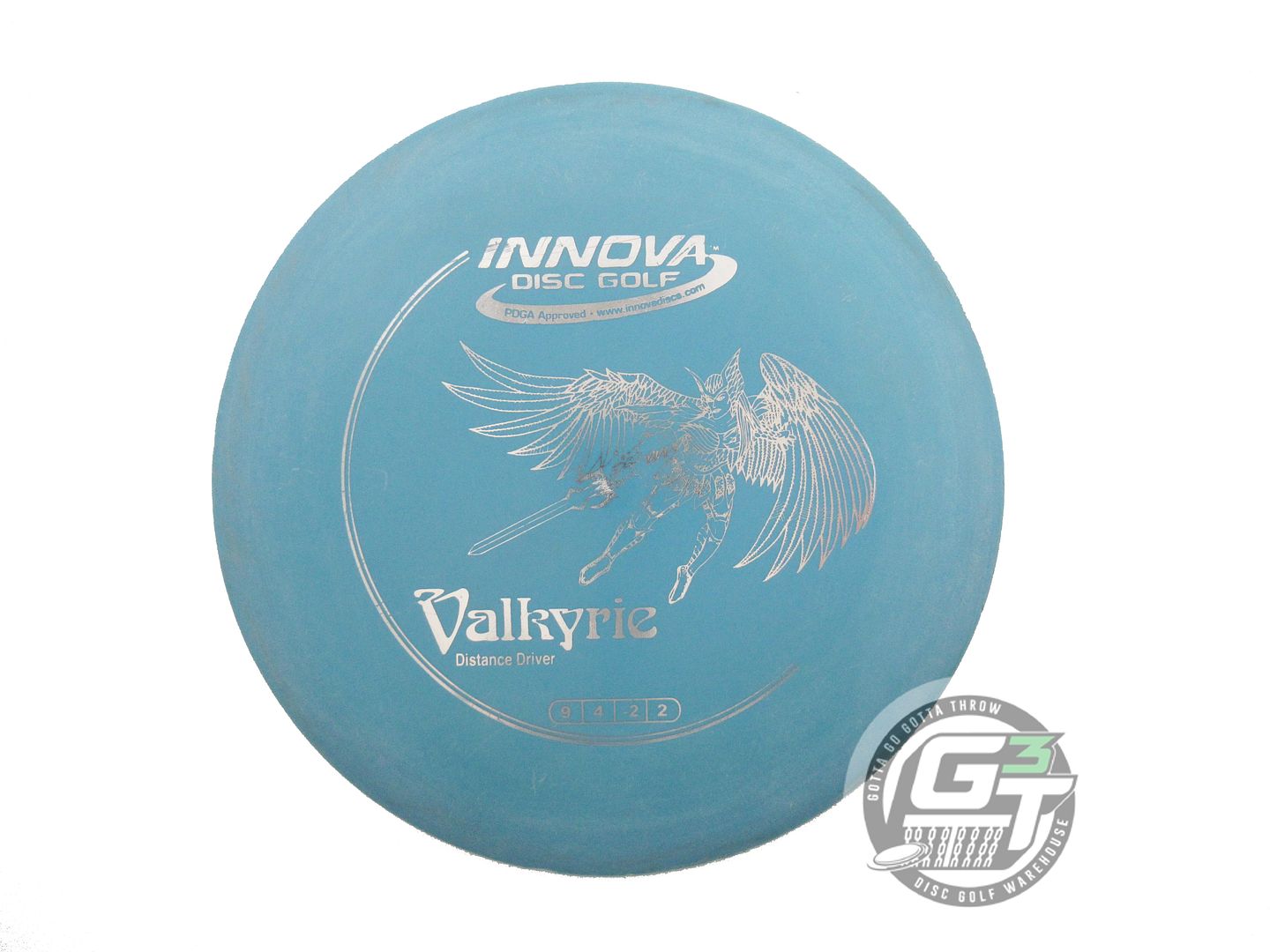 USED Innova DX Valkyrie 168g Teal Silver Foil Distance Driver Golf Disc