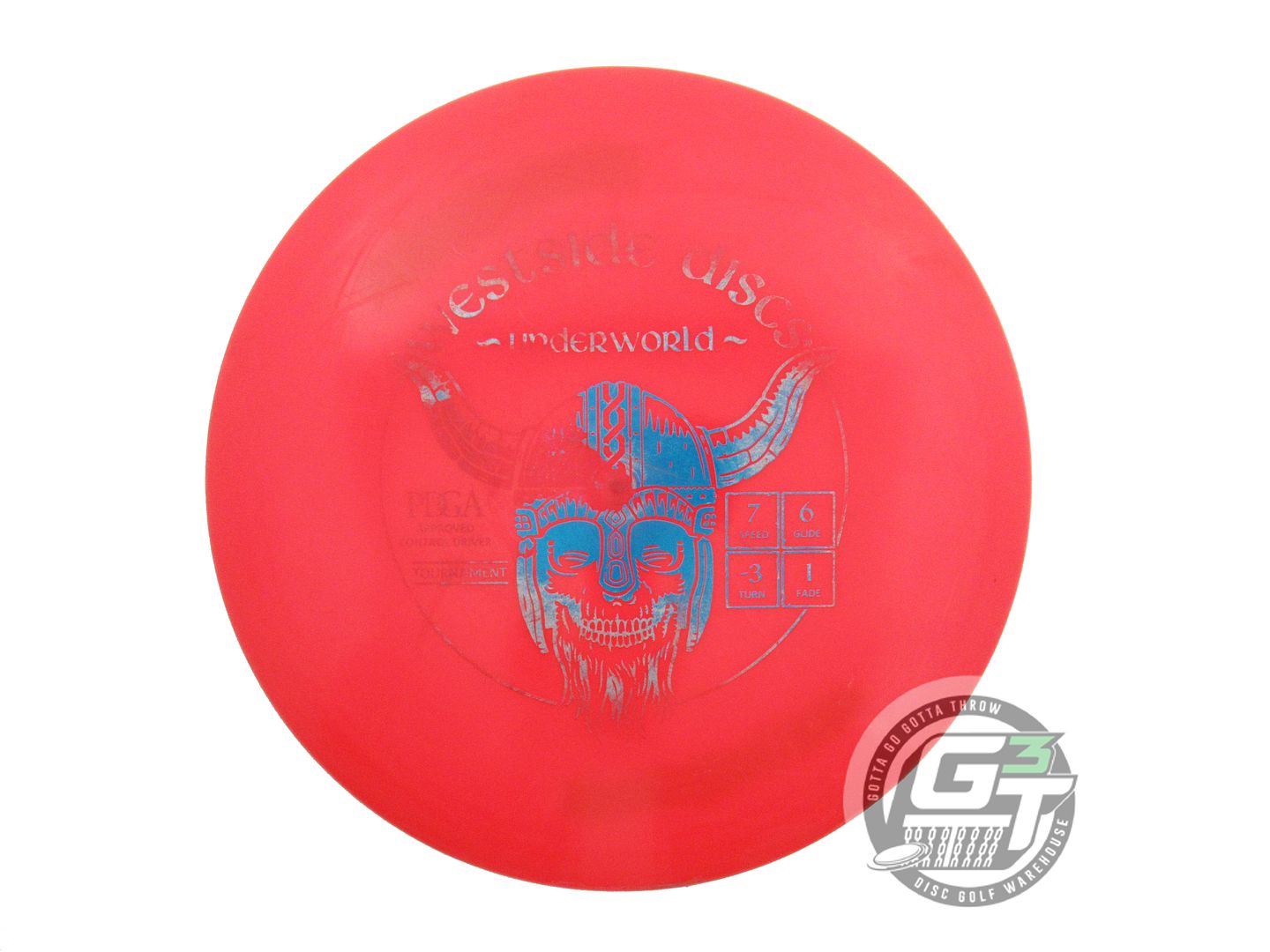 USED Westside Discs Tournament Underworld 173g Red Blue Foil Fairway Driver Disc