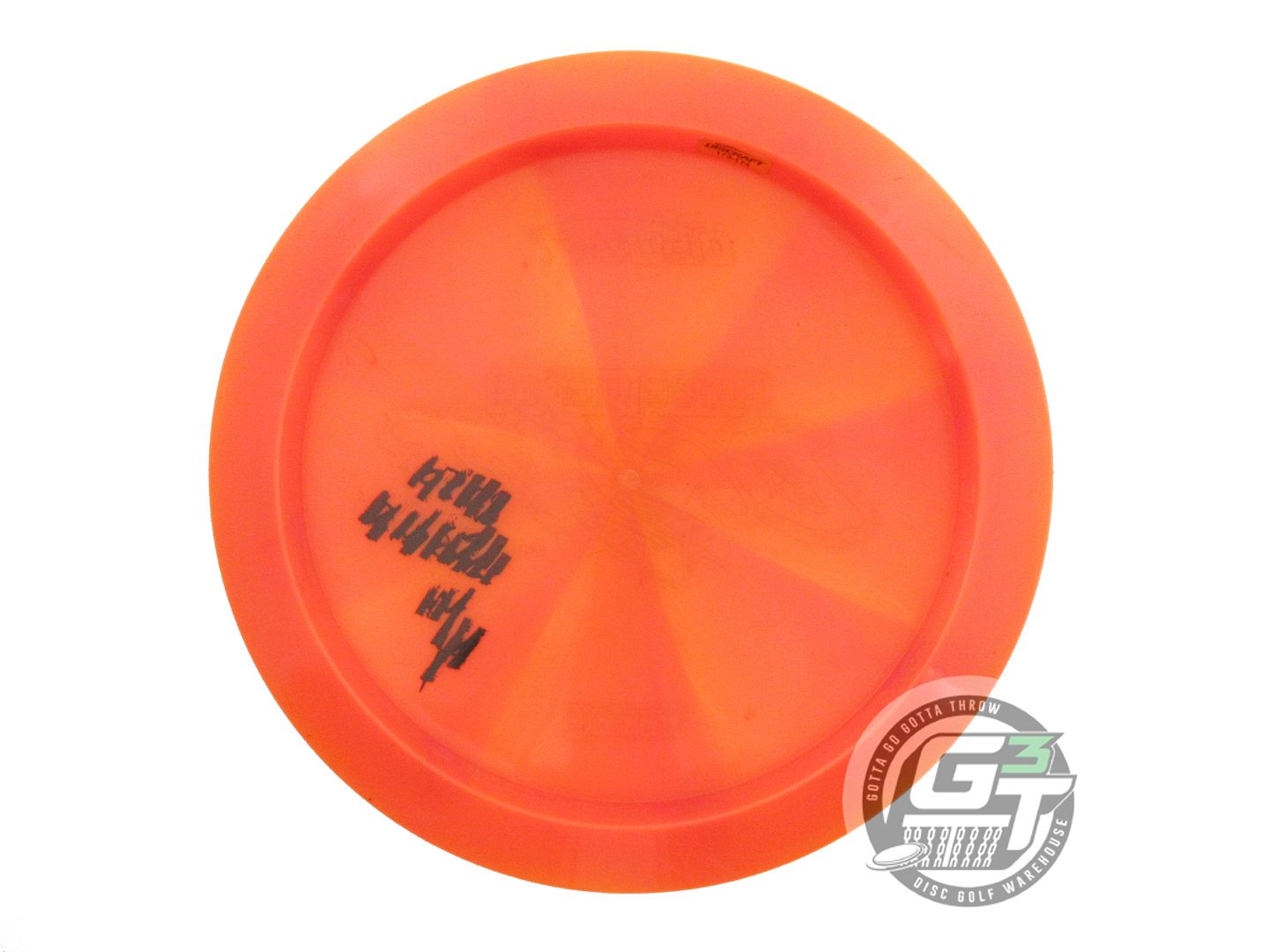 USED Discraft [PIERCE] Z Swirl Drive 174g Orange Teal Heart Distance Driver Disc